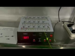 Prueba de envejecimiento LED a través de agujeros