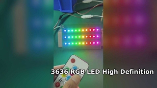 3636 RGB LED integrado IC 12mA 5V para pantalla de visualización