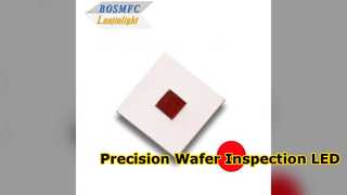 Chip LED rojo de 5W 3535 para inspección de obleas de precisión
