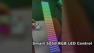 Tira de LED direccionable IC incorporada LED 5050 RGB personalizada