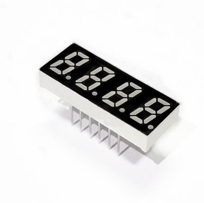 Color rojo Cuatro dígitos 7 segmentos de pantalla 0,56 pulgadas Para indicador LED