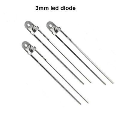 1050nm F3 LED de infrarrojo lejano Disposición de calor, detector de reflexión 3mm IR LED