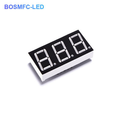 20mA 7 segmentos de pantalla LED 3 dígitos 0,28 pulgadas 0,56 pulgadas Durable