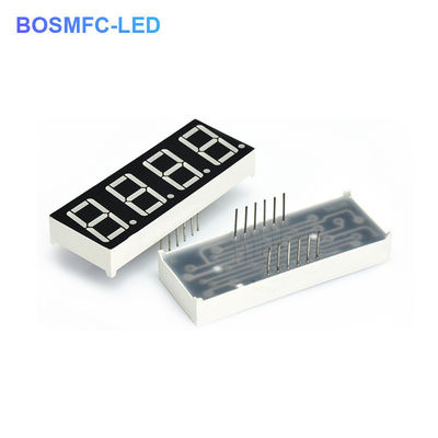 Cara negra 4 dígitos 7 segmentos LED Modulo de visualización de 0,56 pulgadas Práctico