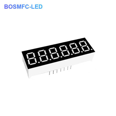 Electrónica 7 Segmento de pantalla Blanco 0,36 pulgadas 6 dígitos Durable