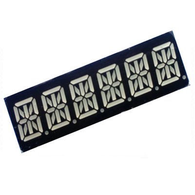 0.39&quot; 16 segmentos LED Display 6 dígitos de color rojo súper 49x15x8mm