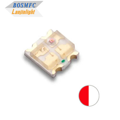 1615 LED SMD bicolor multipropósito 0603 Luz roja y blanca Disposición de calor