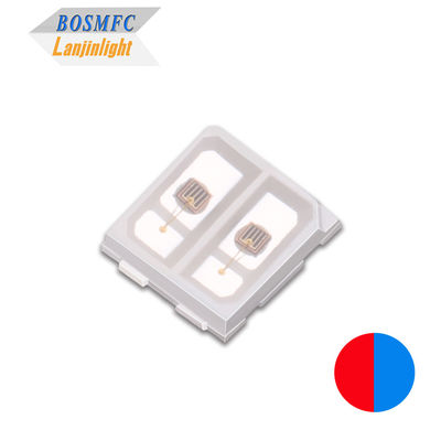 Bi Color SMD LED 3030 Luz Roja y Azul Diodo de luz multifunción