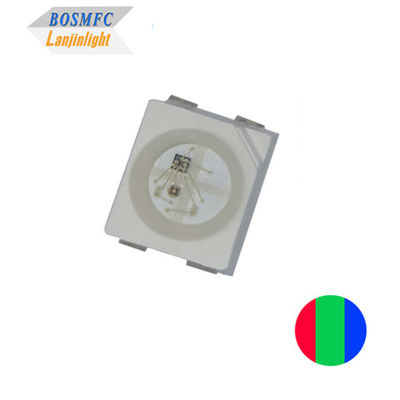 Dirección del IC 3528 SMD RGB LED 4 Pin Super Brillante PLCC4 SMD LED multicolor para la tira de LED