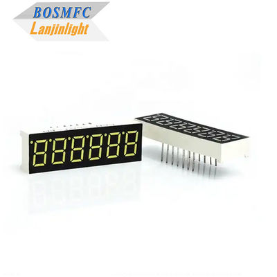 0.36 pulgadas 7 segmentos LED pantalla de 6 dígitos multifunción 20mA