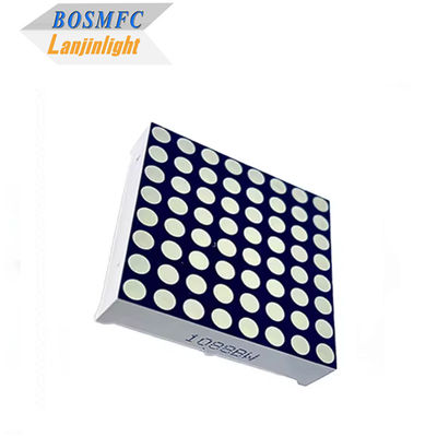 64x64x7.5mm 8x8 pantalla de matriz de puntos, luz roja LED pantalla de matriz