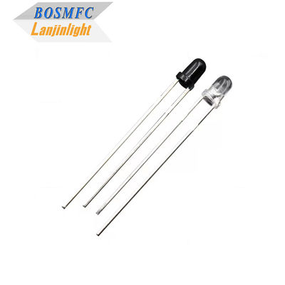 Chip LED IR de 3 mm duradero multipropósito a través del agujero 940nm 850nm