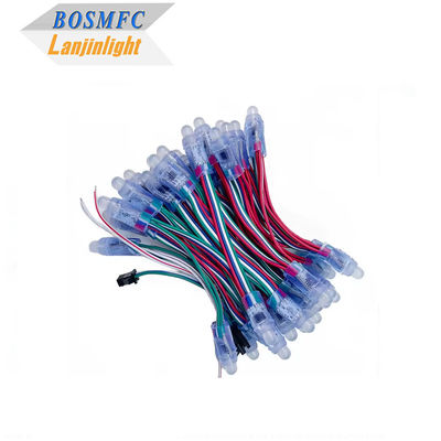 Fabrica de color completo programable DC5V WS2811 RGB Pixel Light String IP68 a prueba de agua 9mm 12mm Led