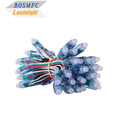 Fábrica mayorista WS2811 Color de sueño RGB IC 12V LED Pixel Sting Lights Modulos de publicidad Pantalla LED luces puntuales Navidad