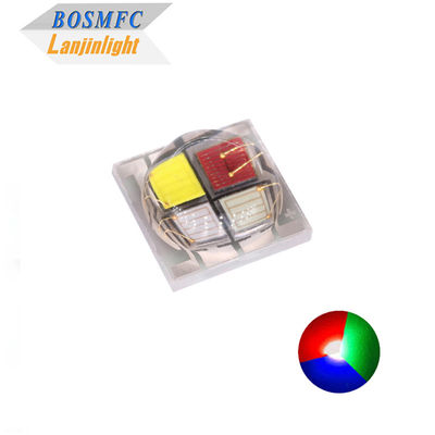 LED SMD de alta potencia 5050 RGBW con base cerámica 4*1W y 4*3W Configuración de luz blanca 6000K
