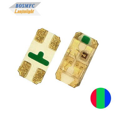 0603 RGB LED chips Sanan 1608 SMD Tricolor (rojo, verde y azul)