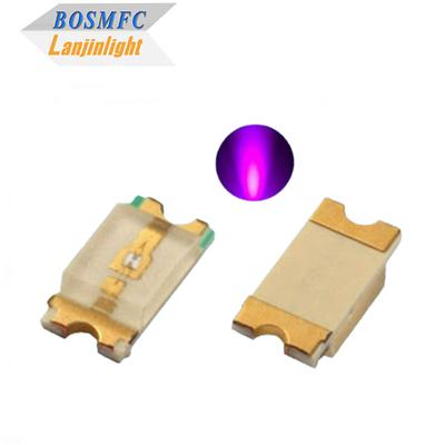 LED SMD 0805 385nm tamaño 2012 diodo emisor UV de 405nm para lámpara antimosquitos