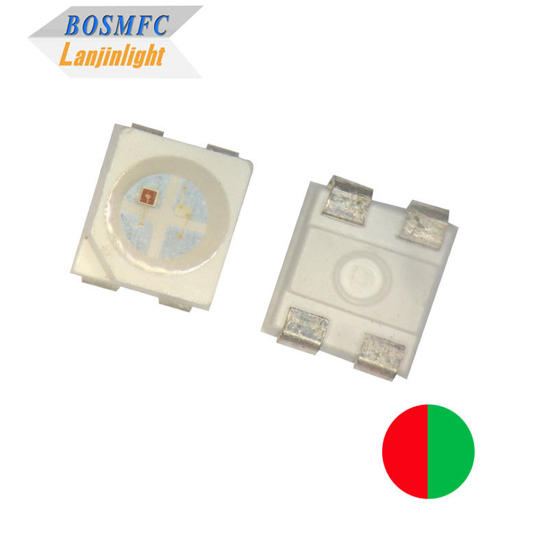 RoHS 20mA LED Bi color SMD 3528 Luz roja y verde para tiras de LED