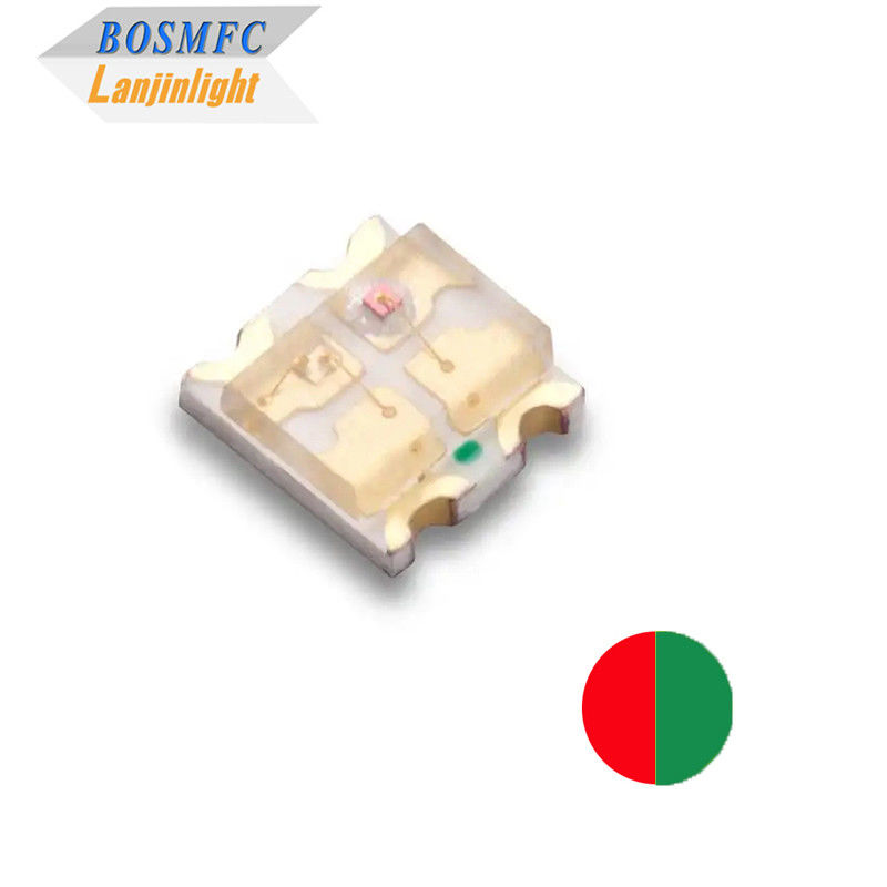Práctico Bi Color SMD LED 0603 Luz roja y verde para luces indicadoras