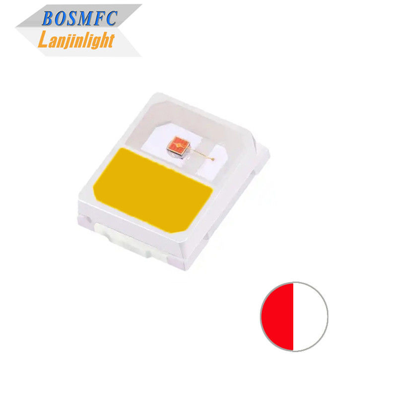 LED de doble color rojo y blanco cálido CCT2700-3200K Chip LED antiestático brillante