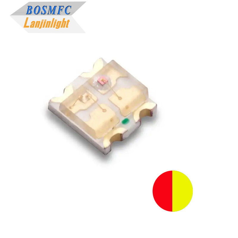 Antiestático 0603 LED SMD Bicolor, Rojo y Amarillo 1615 LED Chip súper brillante