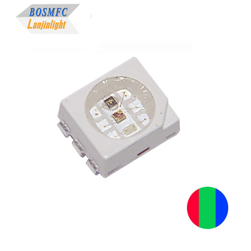 2835 SMD LED RGB anti estático 0,6W LED tricolor para luces de hogar inteligente