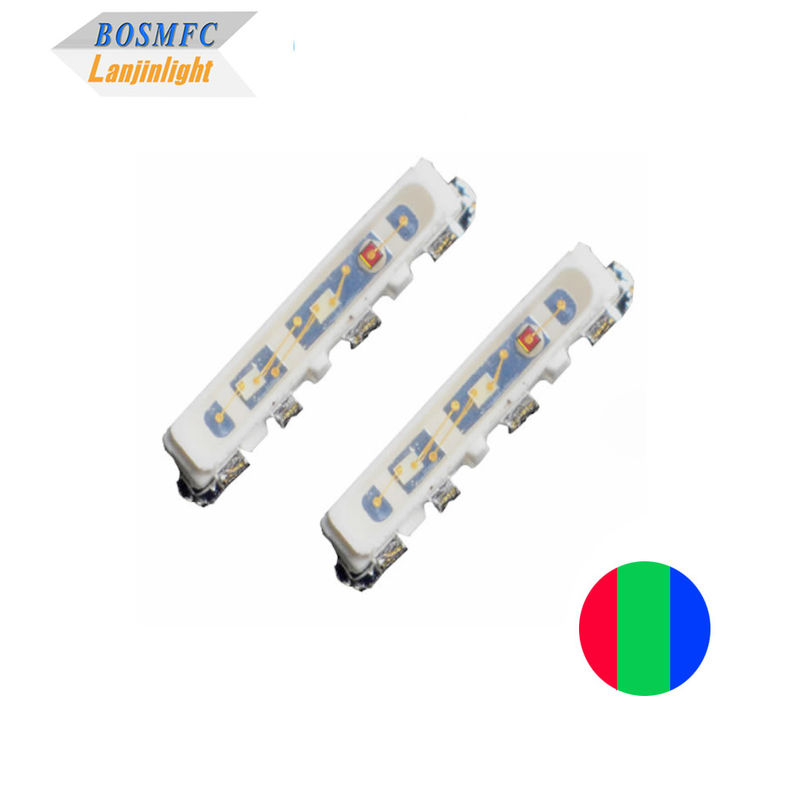 Alto brillo 020 RGB SMD LED PLCC4 LED de vista lateral RGB 4308 Diodo de color completo para tira LED flexible