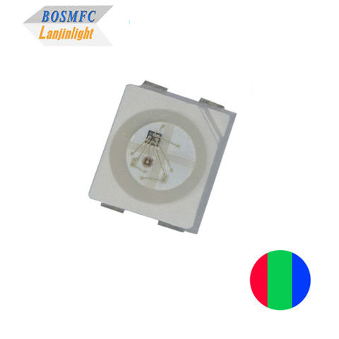 Dirección del IC 3528 SMD RGB LED 4 Pin Super Brillante PLCC4 SMD LED multicolor para la tira de LED