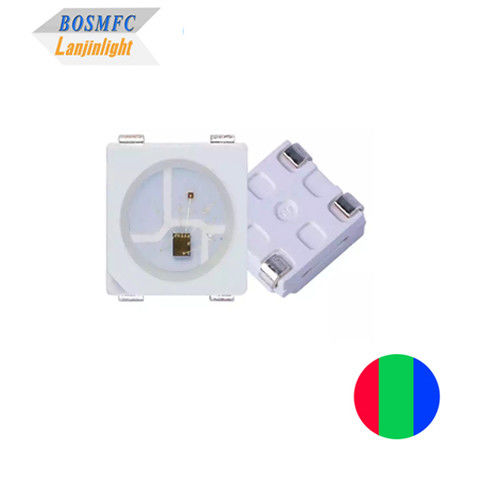 IC integrado en 4pin Smart 5v SMD 5050 RGB SMD LED ws2813 Ws2812 PLCC4 Chip tricolor Led For Led pantalla de visualización