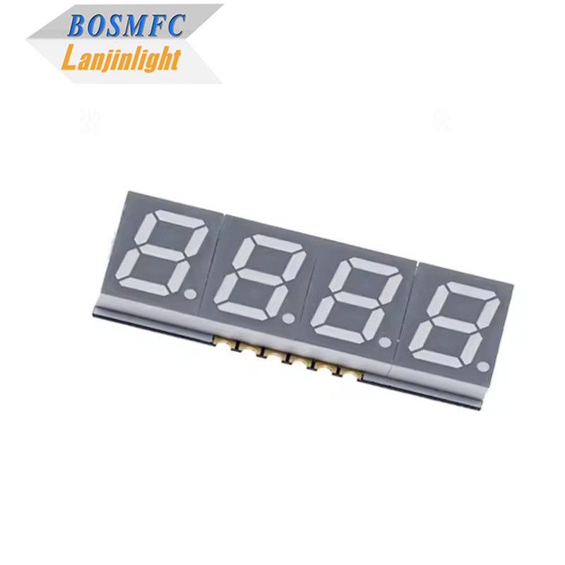 0.56 pulgadas 7 segmentos LED SMD Display 4 dígitos Anodo común ultra delgado