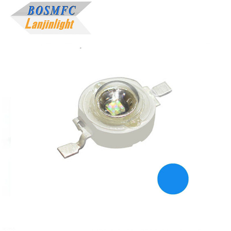 1W 3W Chip LED de alta potencia longitud de onda 460-472m para lámparas de iluminación DIY