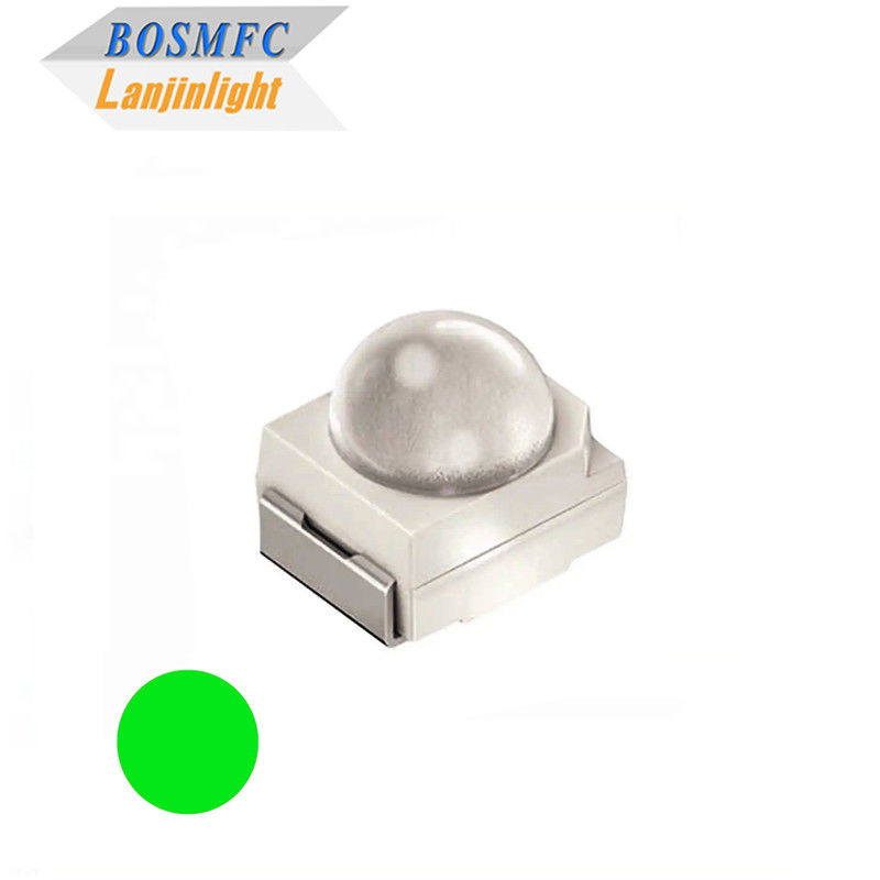 Semáforo 3528 SMD LED 60 grados de alto brillo Iluminación verde Lentes de cúpula para luces de automóviles