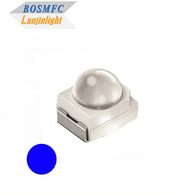Multiscene 3528 SMD LED Dome Lens 60 grados luz azul para la luz del coche