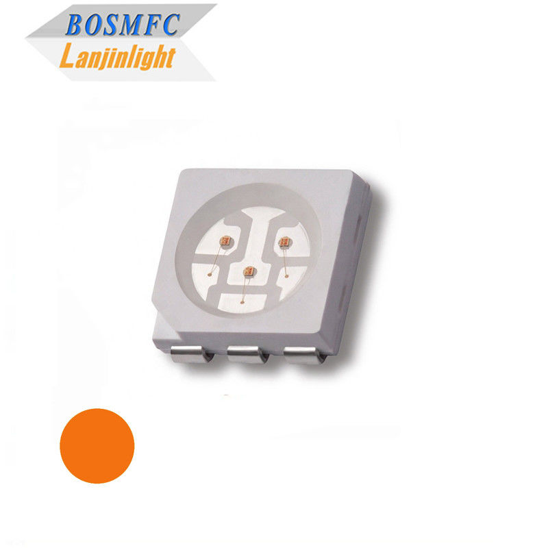 5050 SMD LED de alta calidad luz LED con chip Epistar naranja para la iluminación de automóviles