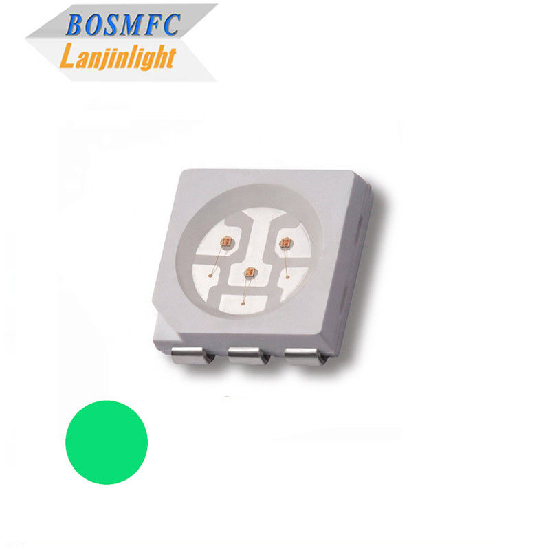 5050 SMD LED 0.2w Diodo emisor de luz verde para luz de automóvil luz de televisión luz de banda flexible LED