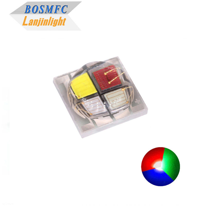 LED SMD de alta potencia 5050 RGBW con base cerámica 4*1W y 4*3W Configuración de luz blanca 6000K