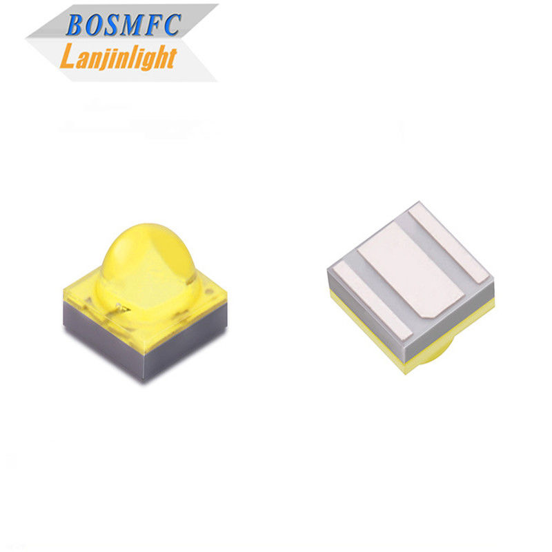 Alta potencia 1-3W Luz roja / verde / azul / blanca / amarilla 2525 SMD LED Diodo Domo Lente para la luz del coche