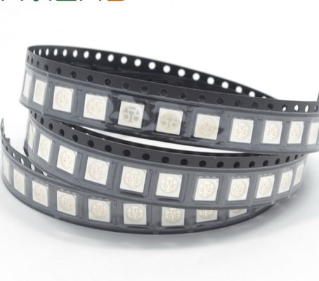 5050 SMD LED Diodo emisor de luz amarillo Chip led de color ámbar para lámpara LED de placa de matrícula