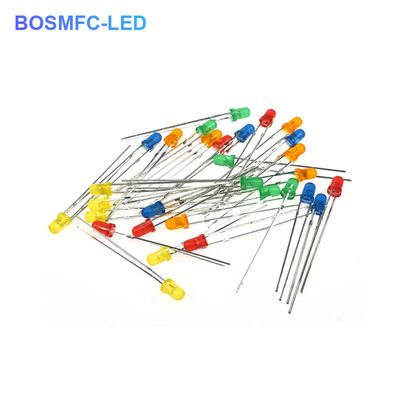 3 mm a través de orificio LED de todos los colores F3 sumersión LED Práctico para iluminación interior