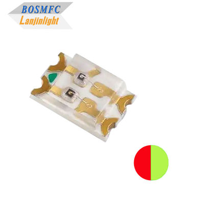 Durable 0805 Bi Color SMD LED Emitting Diode Rojo y verde Superficie montada 2012 20mA