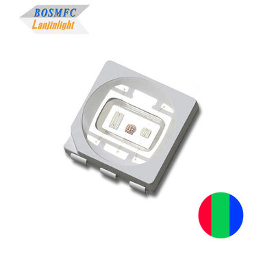 0.5W 0.6W 5050 RGB LED Tri Color Durable para la lámpara de luz de escenario
