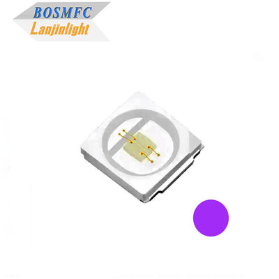 385nm 395nm Ultravioleta LED Chip, SMD LED con trampa de inserción 3030 1W