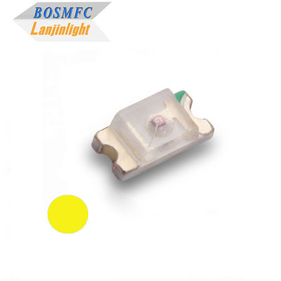 0603 SMD LED Amarillo 585-595nm luz ámbar 1608 chip LED para indicador de pantalla LED