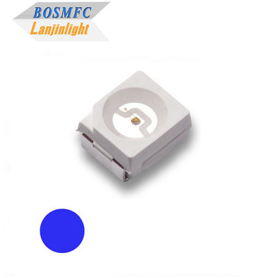 20mA 3528 SMD LED Azul Emitiendo luz buena Disposición de calor Para la tira de LED