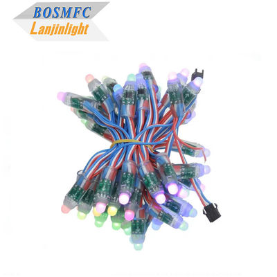 Fabrica de color completo programable DC5V WS2811 RGB Pixel Light String IP68 a prueba de agua 9mm 12mm Led