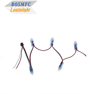 RGB Full Color Pixel Impermeable WS2811 Pixels Direccionable digital LED Globo Lámparas de cuerda 12mm DC 5V
