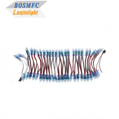 RGB Full Color Pixel Impermeable WS2811 Pixels Direccionable digital LED Globo Lámparas de cuerda 12mm DC 5V