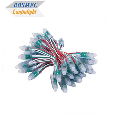 WS2811 Luzes difusas digitales RGB LED de cuerda Luz de píxel 12 mm redonda Direccionable individualmente