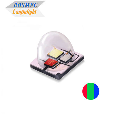 9W LED de alta potencia 5050 RGB LED de 60 grados con lente de cúpula SMD Diodo para luces de escenario al aire libre