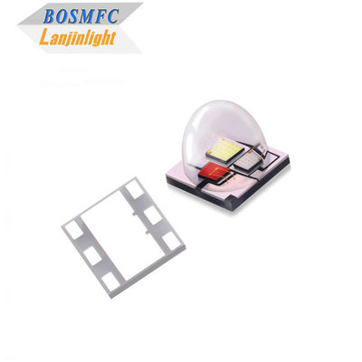 9W LED de alta potencia 5050 RGB LED de 60 grados con lente de cúpula SMD Diodo para luces de escenario al aire libre